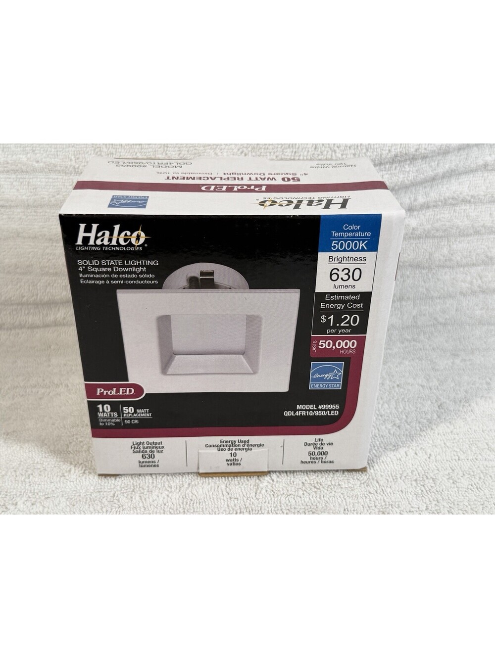 Halco ProLED Select 4" Square Slim Downlight